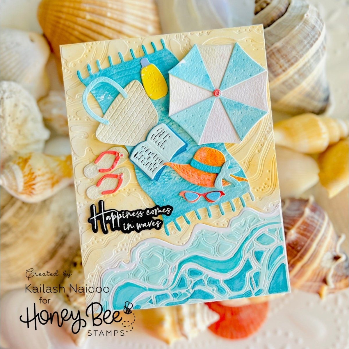 Lovely Layers: At The Beach - Honey Cuts - Stand - Alone Dies - Honey Bee Stamps