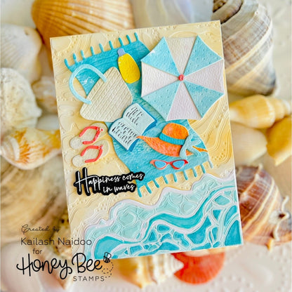 Lovely Layers: At The Beach - Honey Cuts - Stand - Alone Dies - Honey Bee Stamps