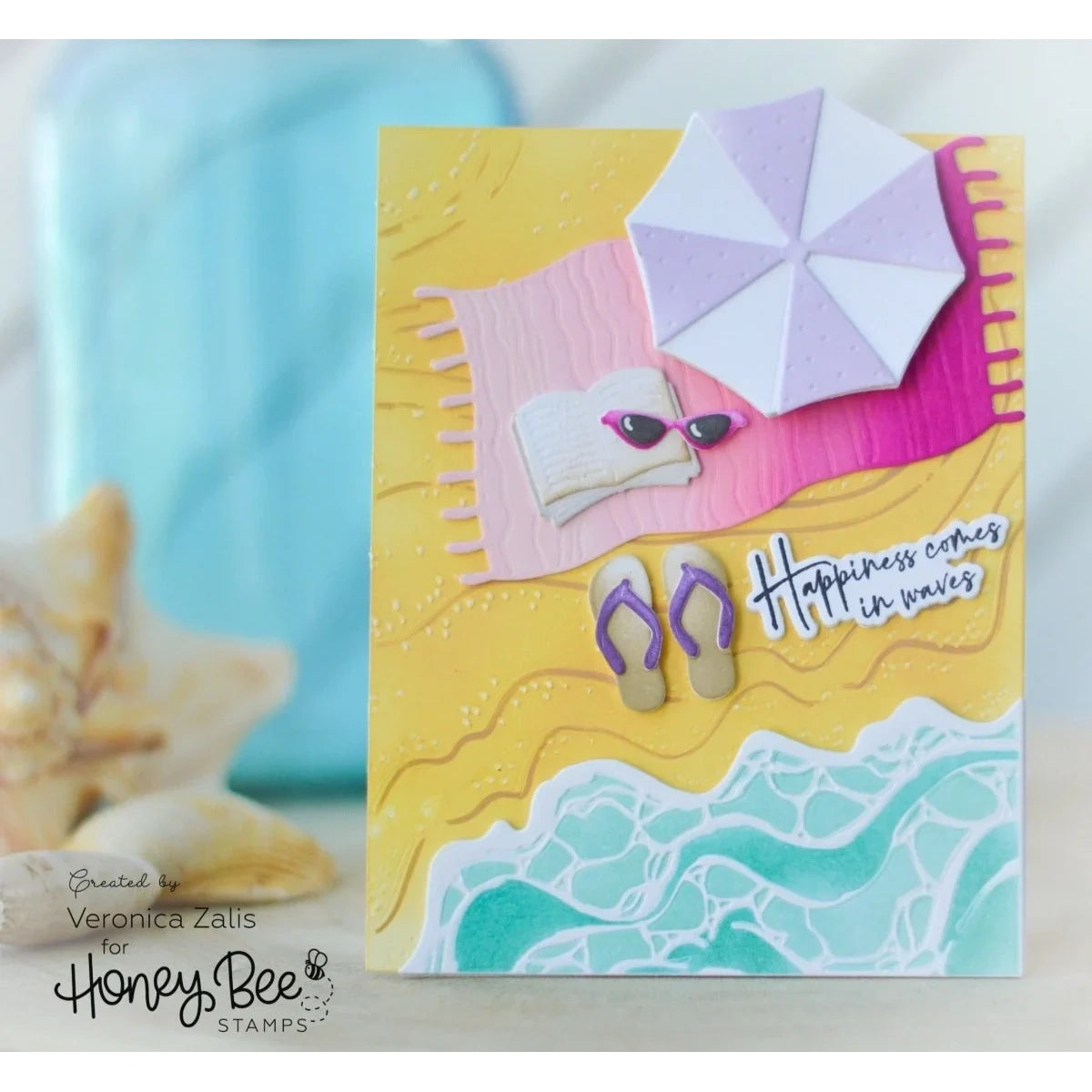 Lovely Layers: At The Beach - Honey Cuts - Stand - Alone Dies - Honey Bee Stamps