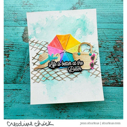 Lovely Layers: At The Beach - Honey Cuts - Stand - Alone Dies - Honey Bee Stamps