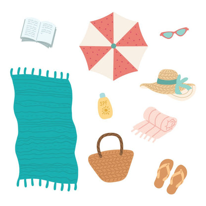 Lovely Layers: At The Beach - Honey Cuts - Stand - Alone Dies - Honey Bee Stamps