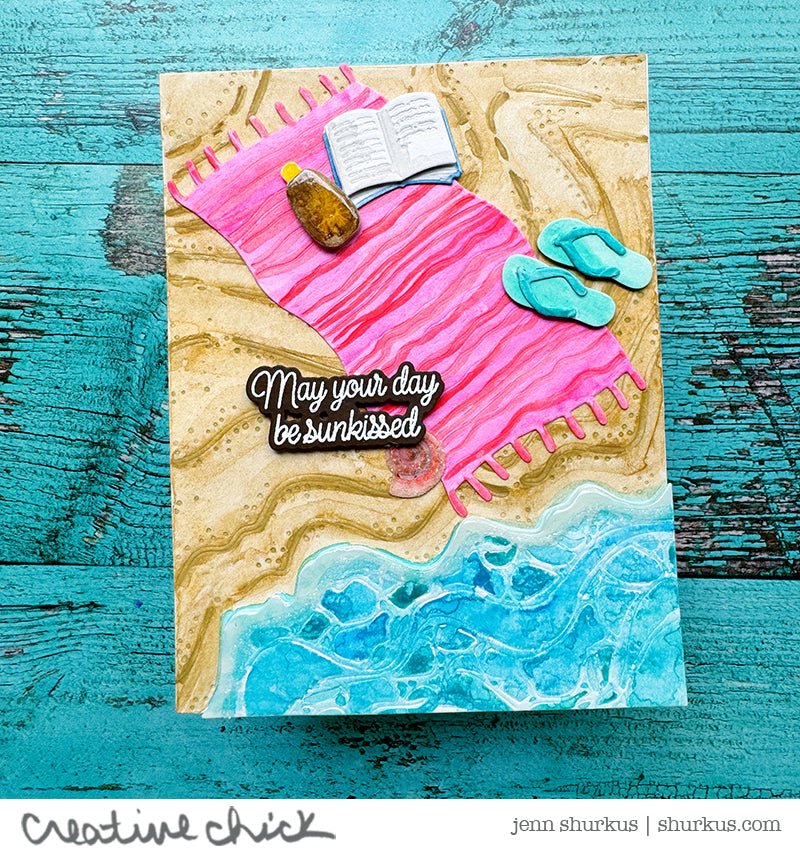 Lovely Layers: At The Beach - Honey Cuts - Stand - Alone Dies - Honey Bee Stamps