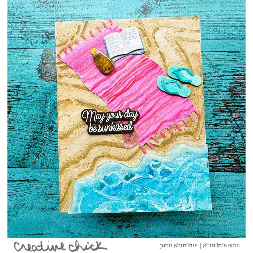 Lovely Layers: At The Beach - Honey Cuts - Stand - Alone Dies - Honey Bee Stamps