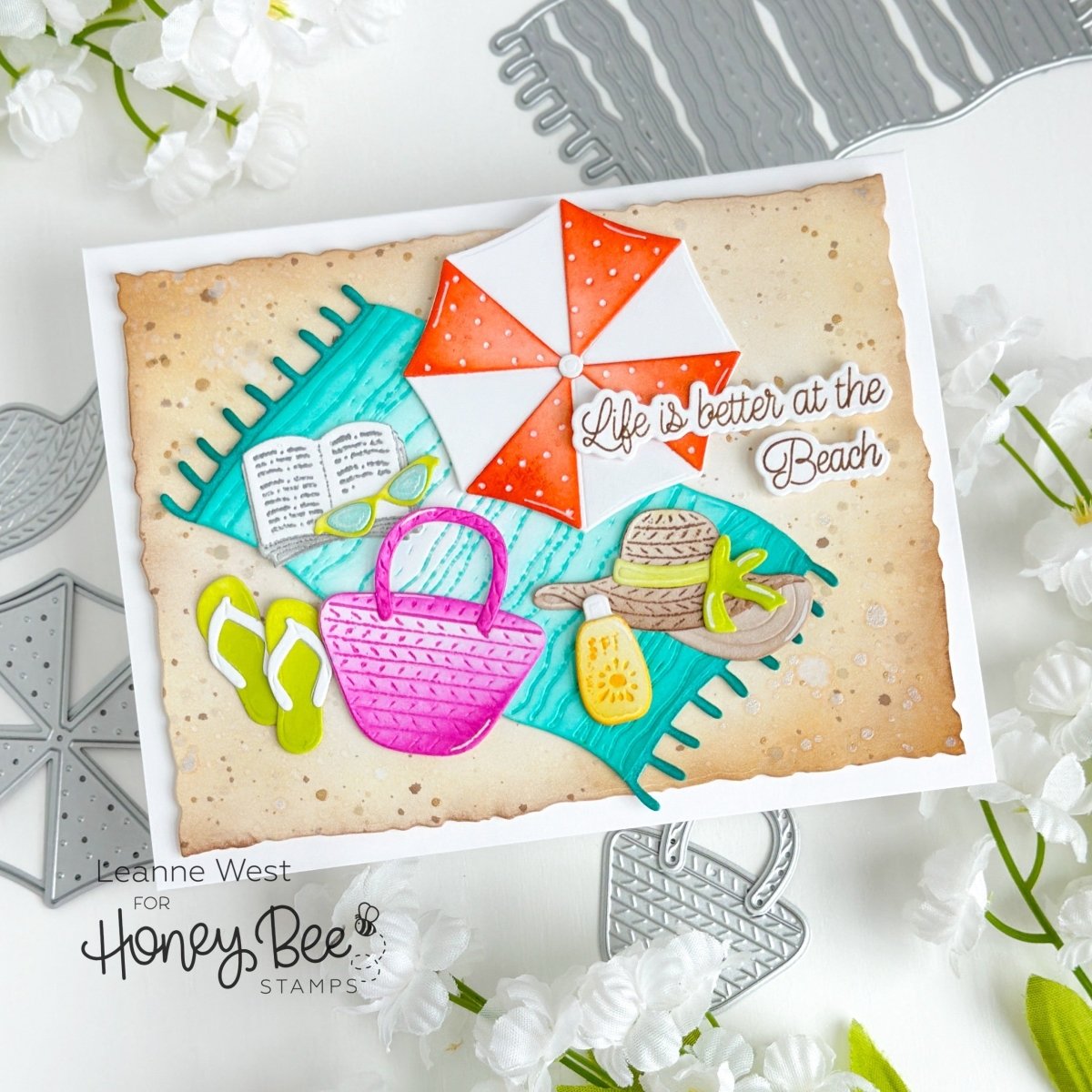 Lovely Layers: At The Beach - Honey Cuts - Stand - Alone Dies - Honey Bee Stamps