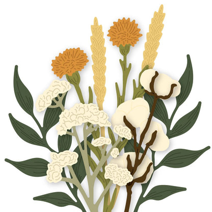 Lovely Layers: Autumn Bouquet - Honey Cuts - Stand - Alone Dies - Honey Bee Stamps