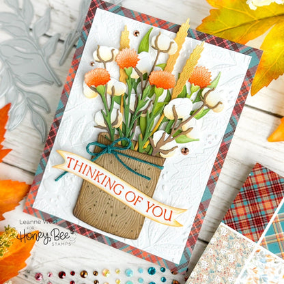 Lovely Layers: Autumn Bouquet - Honey Cuts - Stand - Alone Dies - Honey Bee Stamps