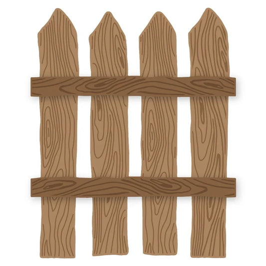 Lovely Layers: Barn Wood Fence - Honey Cuts - Stand - Alone Dies - Honey Bee Stamps