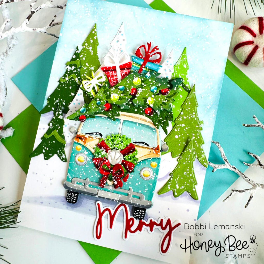Lovely Layers: Beach Bound Holiday Add - On - Honey Cuts - Stand - Alone Dies - Honey Bee Stamps