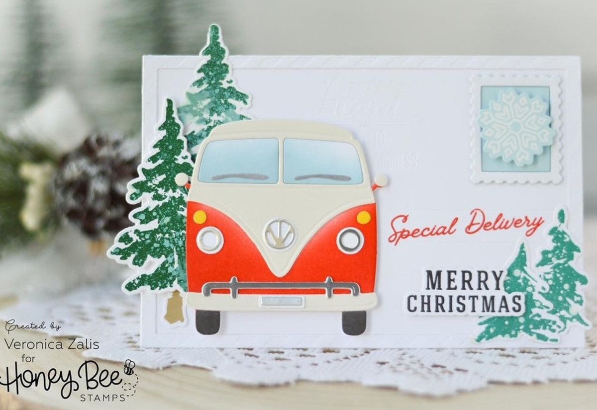 Lovely Layers: Beach Bound - Honey Cuts - Stand - Alone Dies - Honey Bee Stamps