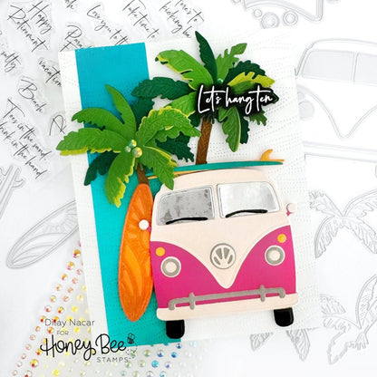 Lovely Layers: Beach Bound - Honey Cuts - Stand - Alone Dies - Honey Bee Stamps