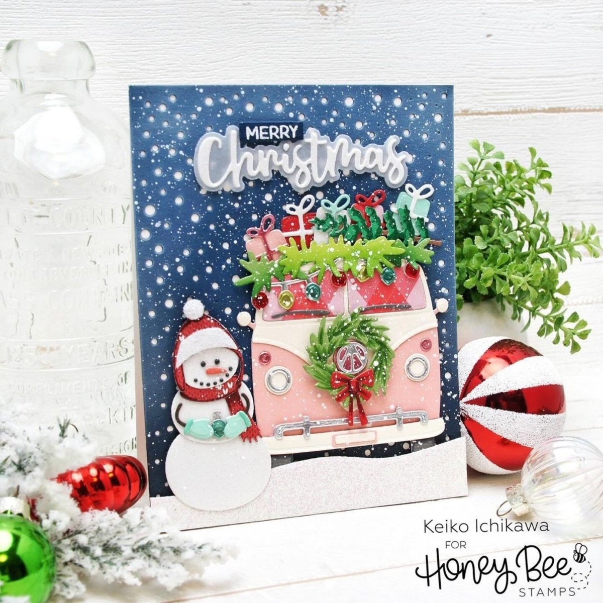 Lovely Layers: Beach Bound - Honey Cuts - Stand - Alone Dies - Honey Bee Stamps