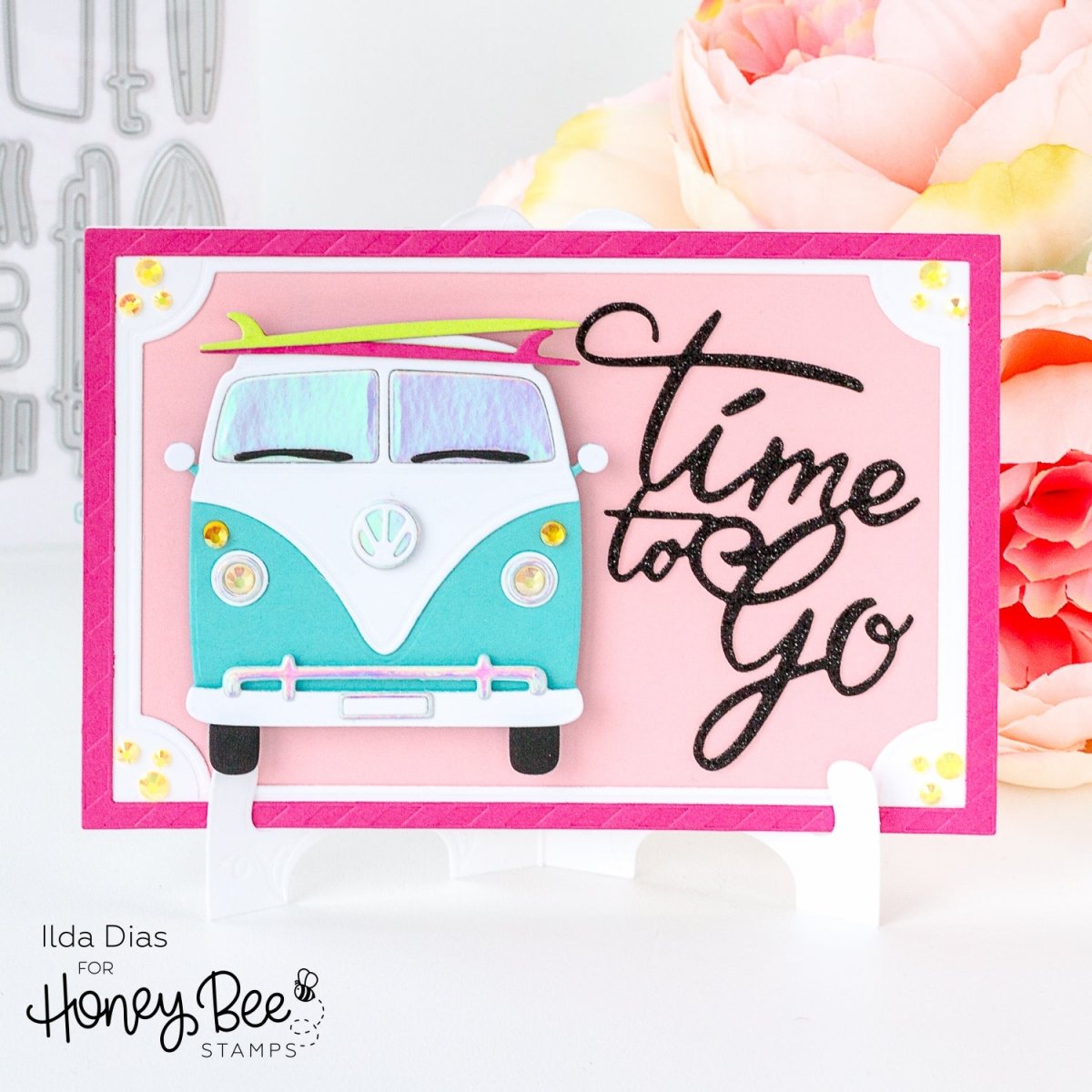 Lovely Layers: Beach Bound - Honey Cuts - Stand - Alone Dies - Honey Bee Stamps