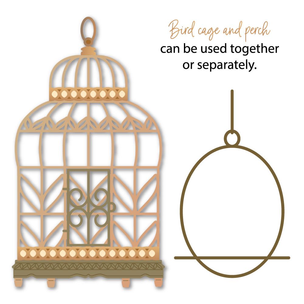 Lovely Layers: Bird Cage - Honey Cuts - Stand - Alone Dies - Honey Bee Stamps