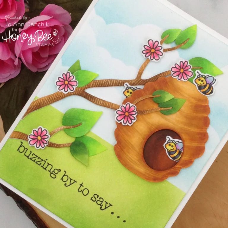 Lovely Layers: Branch and Leaves - Honey Cuts - Stand - Alone Dies - Honey Bee Stamps