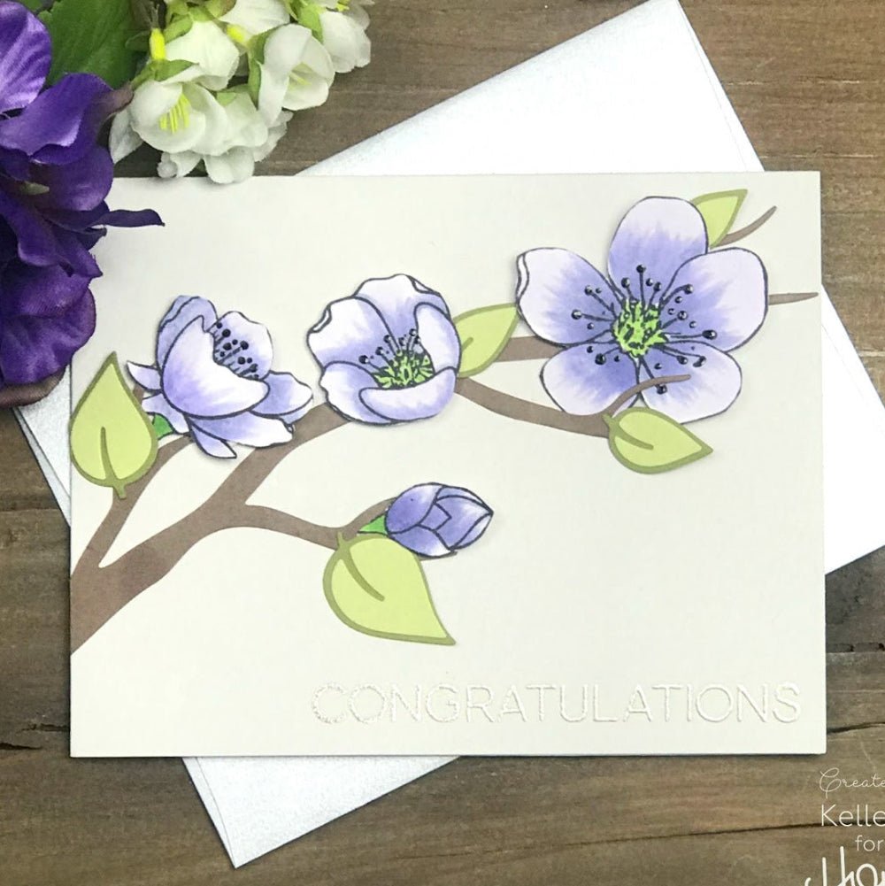 Lovely Layers: Branch and Leaves - Honey Cuts - Stand - Alone Dies - Honey Bee Stamps