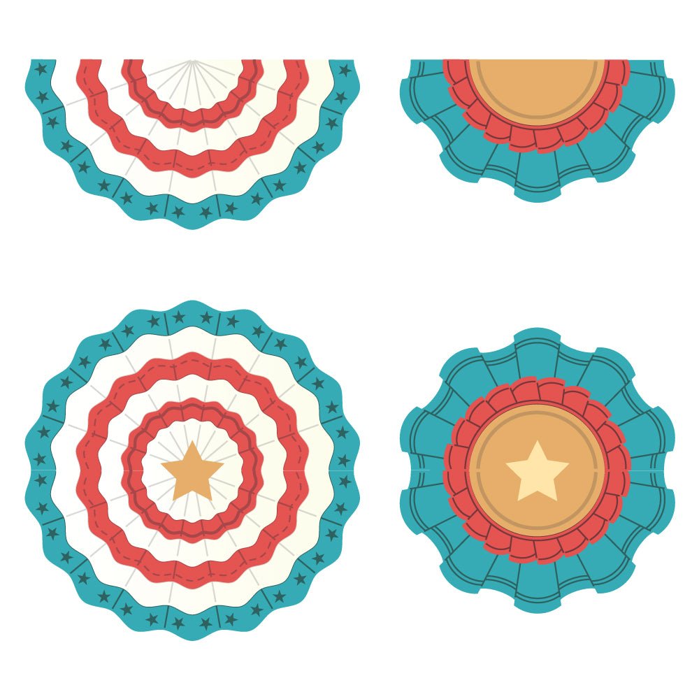 Lovely Layers: Bunting Dies - Honey Cuts - Stand - Alone Dies - Honey Bee Stamps