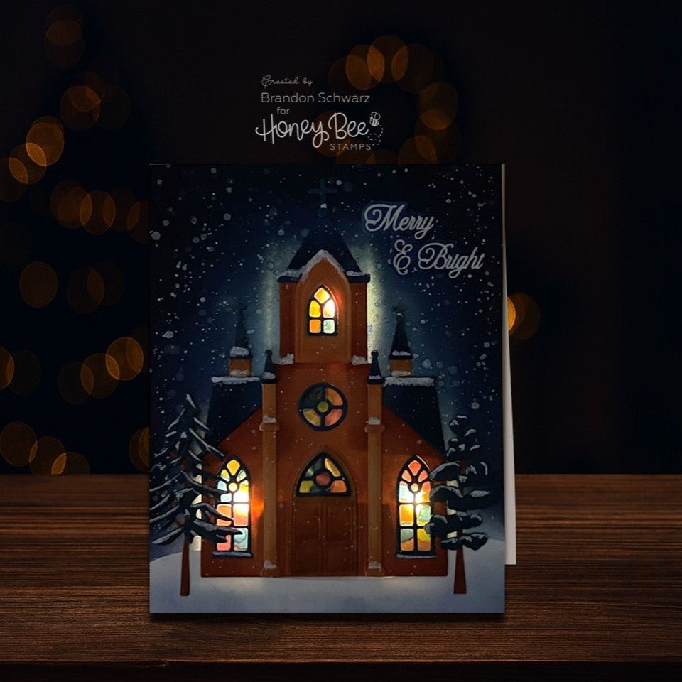 Lovely Layers: Cathedral - Honey Cuts - Stand - Alone Dies - Honey Bee Stamps