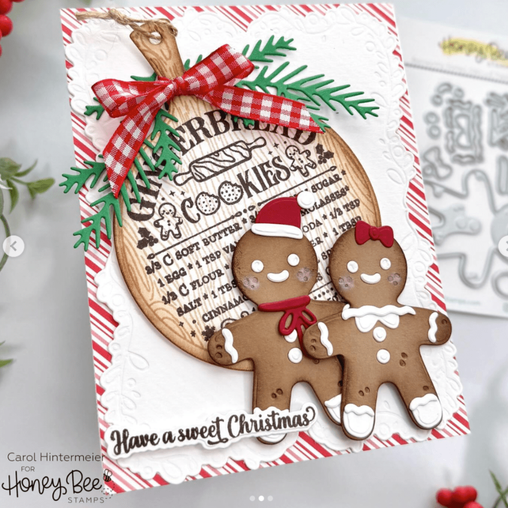 Lovely Layers: Christmas Cookies - Honey Cuts - Stand - Alone Dies - Honey Bee Stamps