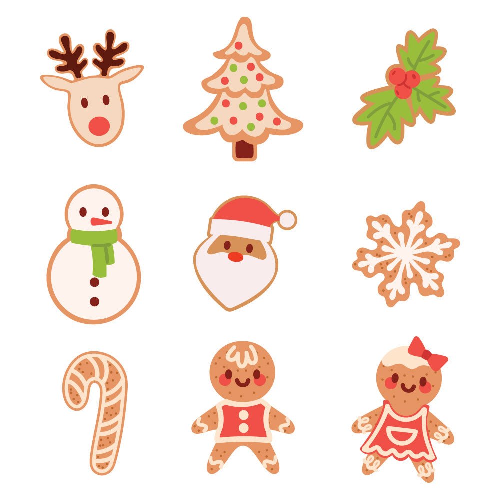 Lovely Layers: Christmas Cookies - Honey Cuts - Stand - Alone Dies - Honey Bee Stamps
