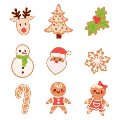Lovely Layers: Christmas Cookies - Honey Cuts - Stand - Alone Dies - Honey Bee Stamps