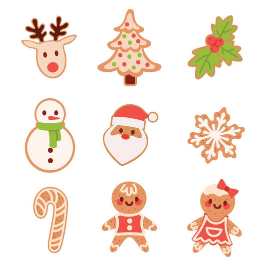 Lovely Layers: Christmas Cookies - Honey Cuts - Stand - Alone Dies - Honey Bee Stamps
