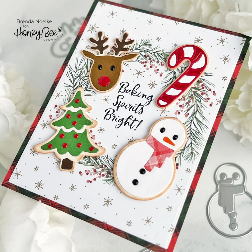 Lovely Layers: Christmas Cookies - Honey Cuts - Stand - Alone Dies - Honey Bee Stamps