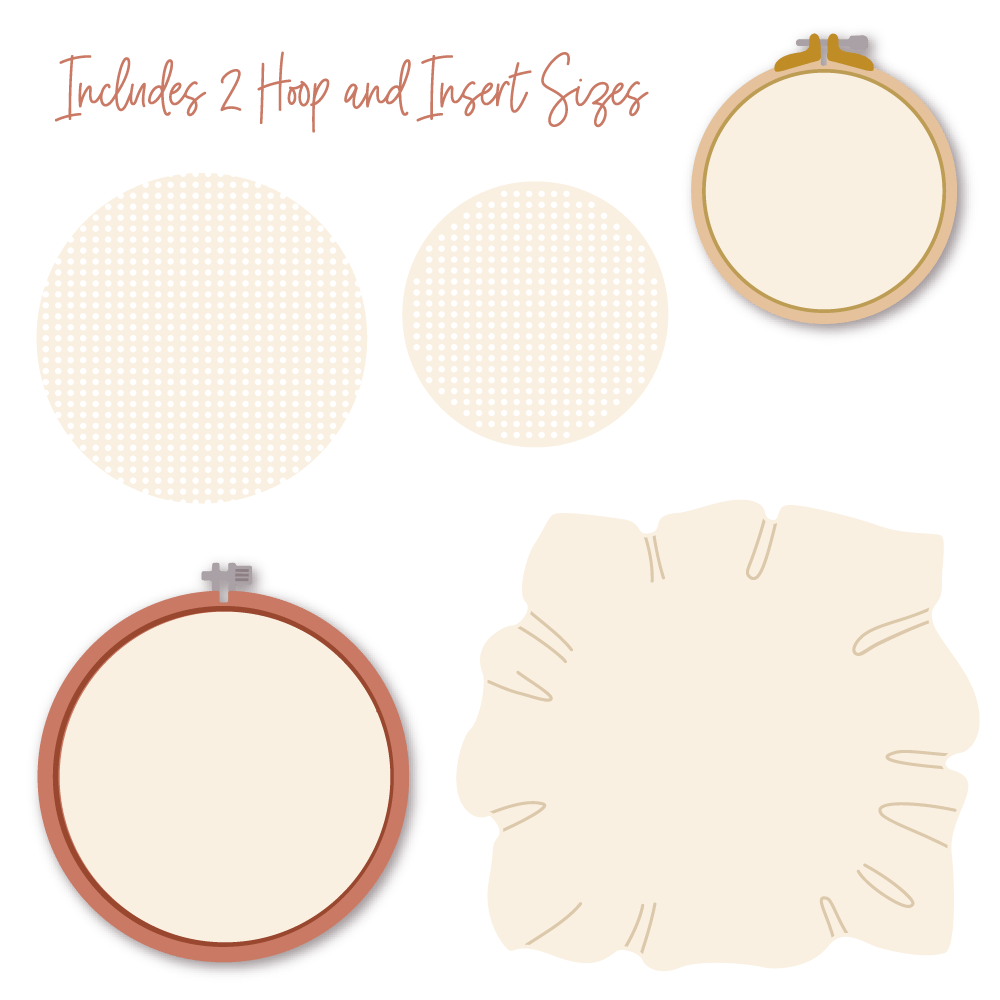 Lovely Layers: Circle Embroidery Hoop - Honey Cuts - Stand - Alone Dies - Honey Bee Stamps