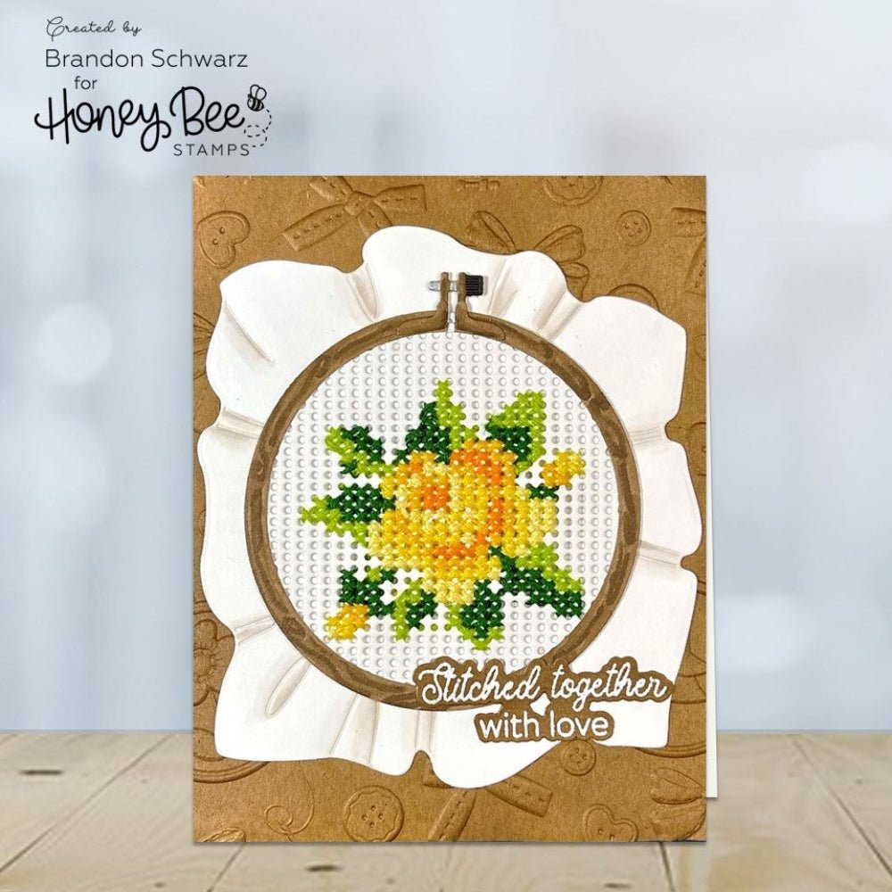 Lovely Layers: Circle Embroidery Hoop - Honey Cuts - Stand - Alone Dies - Honey Bee Stamps
