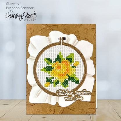 Lovely Layers: Circle Embroidery Hoop - Honey Cuts - Stand - Alone Dies - Honey Bee Stamps