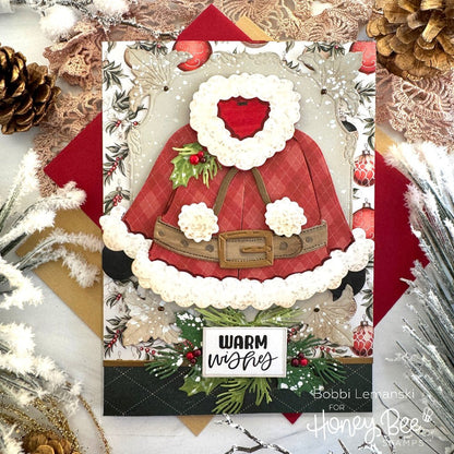 Lovely Layers: Coat - Honey Cuts - Stand - Alone Dies - Honey Bee Stamps