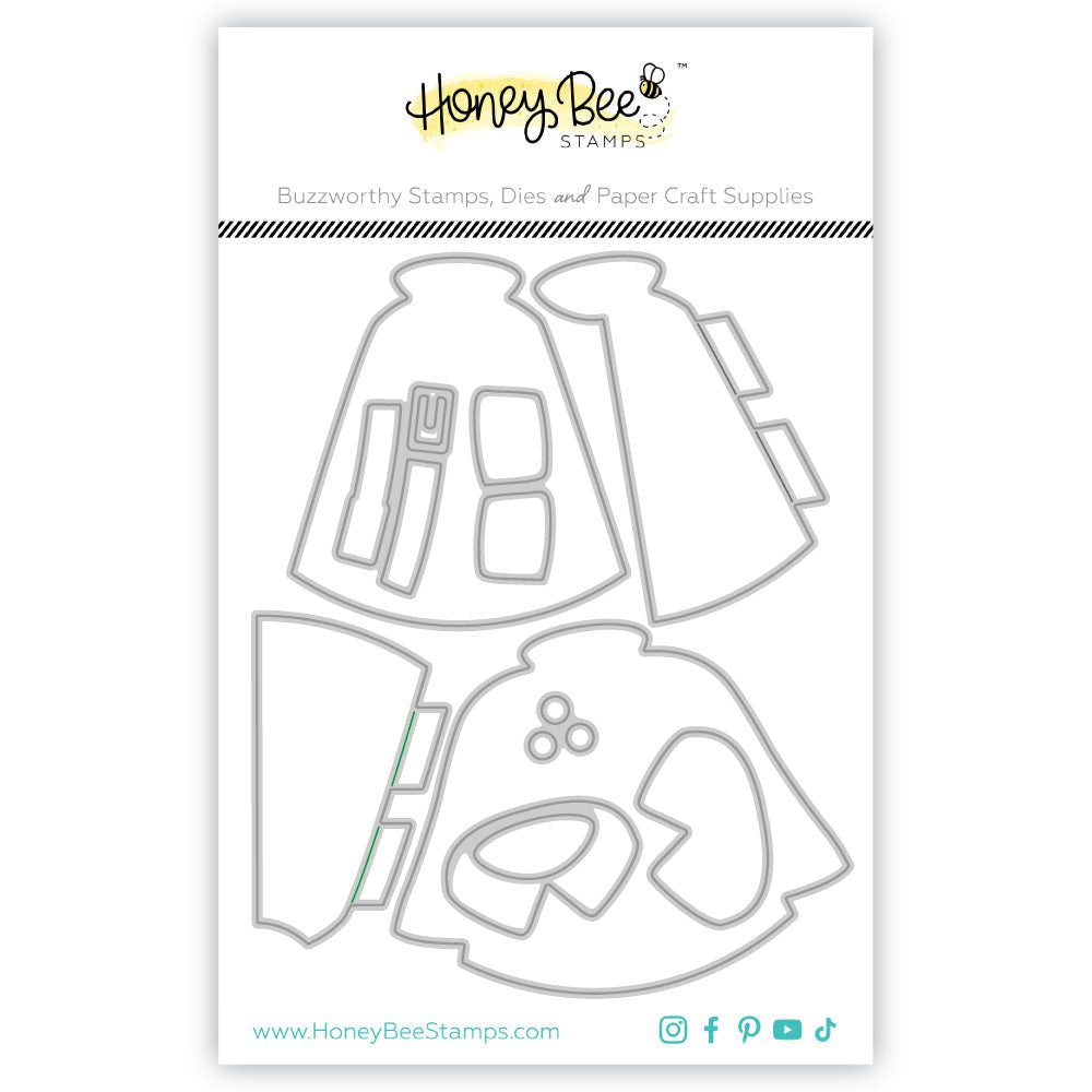 Lovely Layers: Coat - Honey Cuts - Stand - Alone Dies - Honey Bee Stamps