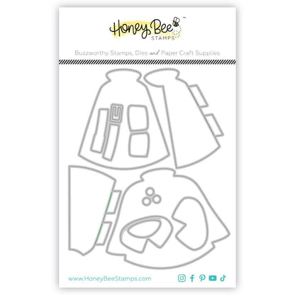 Lovely Layers: Coat - Honey Cuts - Stand - Alone Dies - Honey Bee Stamps