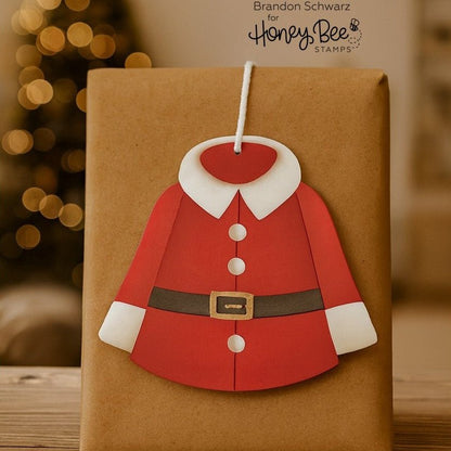 Lovely Layers: Coat - Honey Cuts - Stand - Alone Dies - Honey Bee Stamps