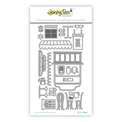 Lovely Layers: Coffee Bar - Honey Cuts - Stand - Alone Dies - Honey Bee Stamps