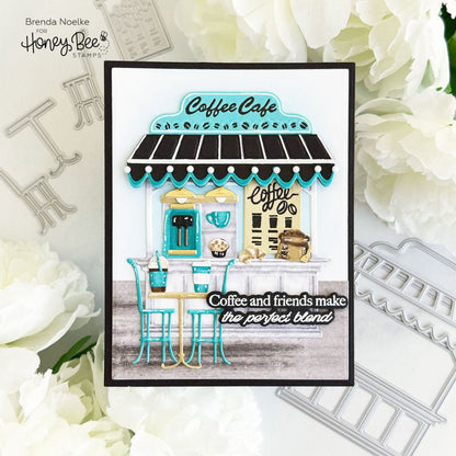 Lovely Layers: Coffee Bar - Honey Cuts - Stand - Alone Dies - Honey Bee Stamps