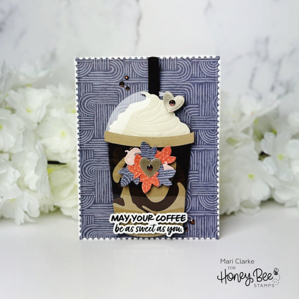 Lovely Layers: Coffee Cup - Honey Cuts - Stand - Alone Dies - Honey Bee Stamps