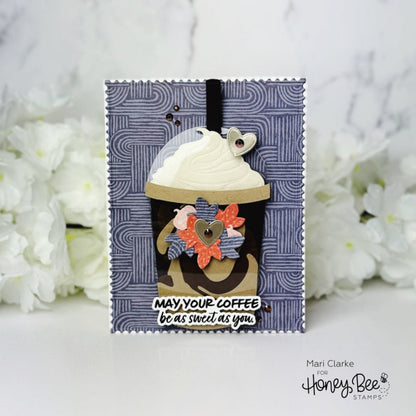 Lovely Layers: Coffee Cup - Honey Cuts - Stand - Alone Dies - Honey Bee Stamps