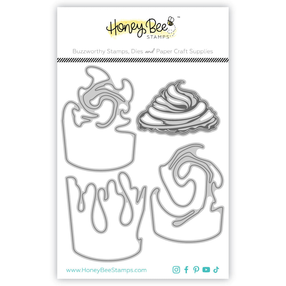 Lovely Layers: Coffee Cup Swirls Add - On - Honey Cuts - Stand - Alone Dies - Honey Bee Stamps
