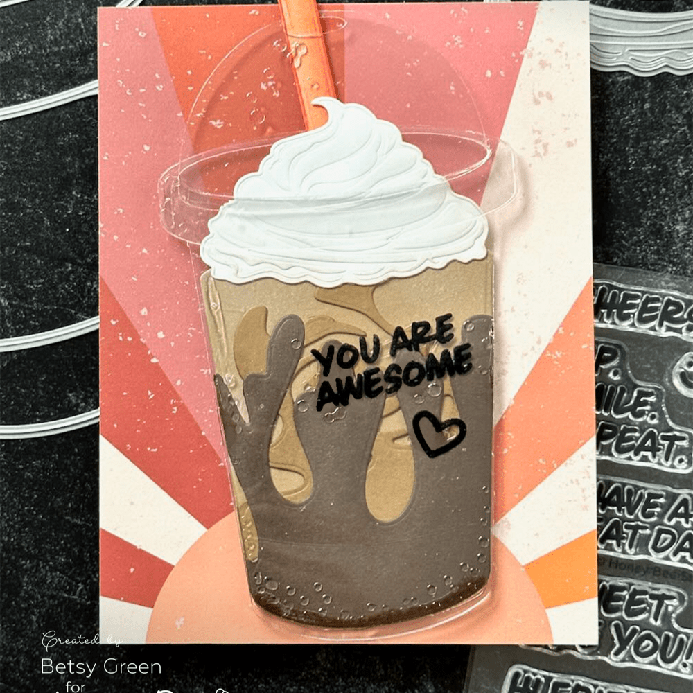 Lovely Layers: Coffee Cup Swirls Add - On - Honey Cuts - Stand - Alone Dies - Honey Bee Stamps