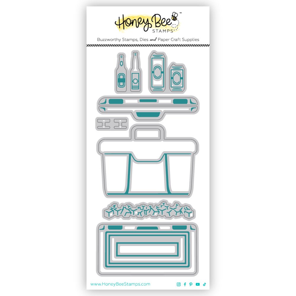 Lovely Layers: Cooler - Honey Cuts - Stand - Alone Dies - Honey Bee Stamps