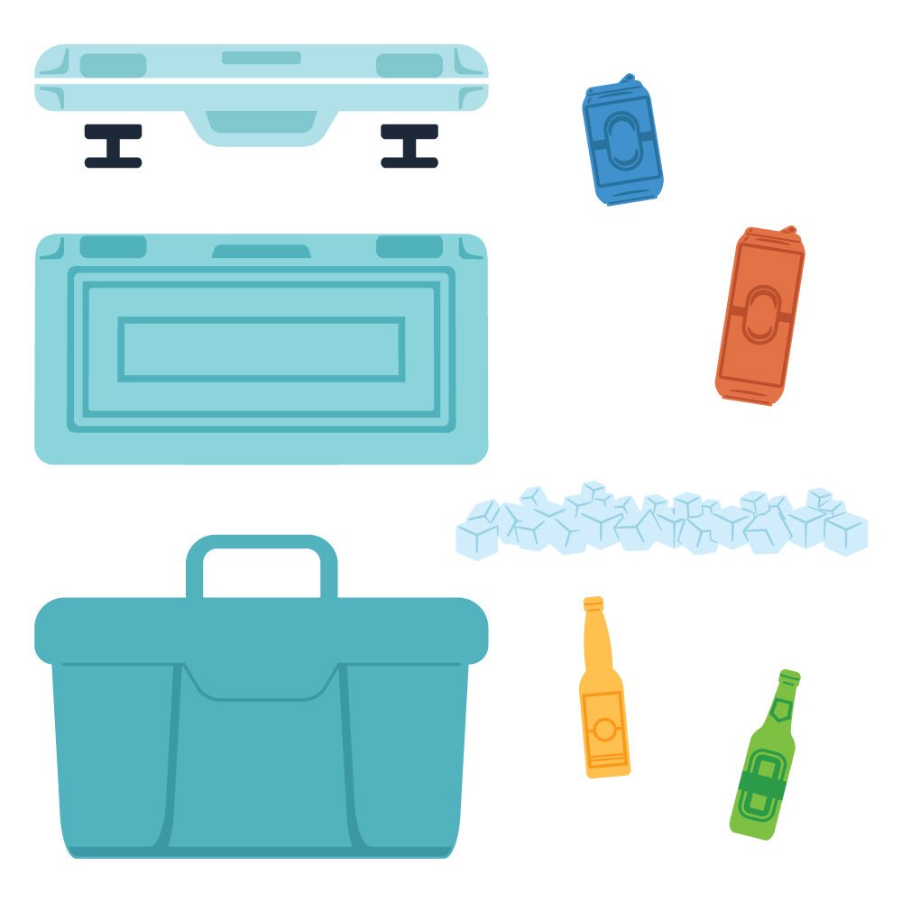 Lovely Layers: Cooler - Honey Cuts - Stand - Alone Dies - Honey Bee Stamps