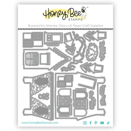 Lovely Layers: Cottage - Honey Cuts - Stand - Alone Dies - Honey Bee Stamps