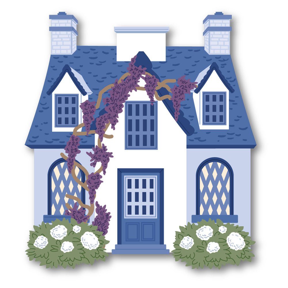 Lovely Layers: Cottage - Honey Cuts - Stand - Alone Dies - Honey Bee Stamps