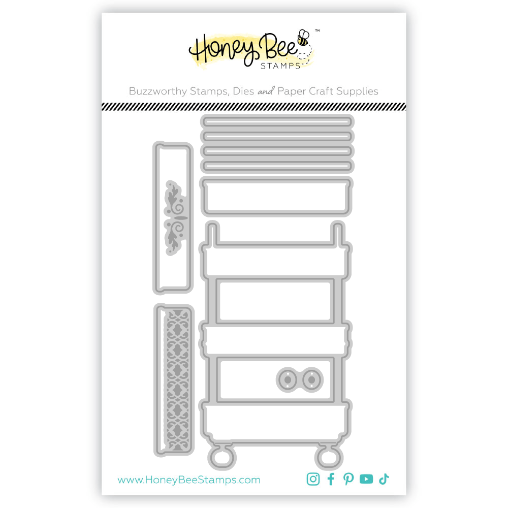 Lovely Layers: Craft Cart - Honey Cuts - Stand - Alone Dies - Honey Bee Stamps