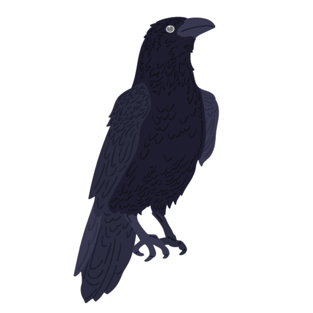 Lovely Layers: Crow - Honey Cuts - Stand - Alone Dies - Honey Bee Stamps