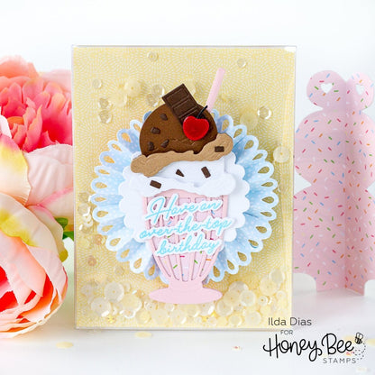 Lovely Layers: Cupcakes & More - Honey Cuts - Stand - Alone Dies - Honey Bee Stamps