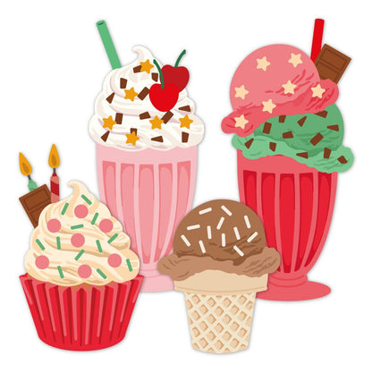 Lovely Layers: Cupcakes & More - Honey Cuts - Stand - Alone Dies - Honey Bee Stamps