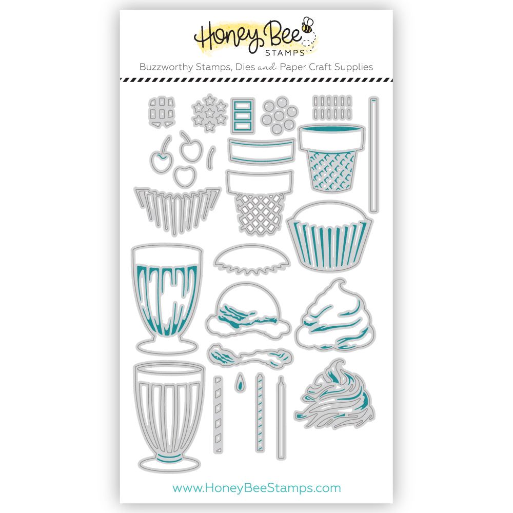 Lovely Layers: Cupcakes & More - Honey Cuts - Stand - Alone Dies - Honey Bee Stamps