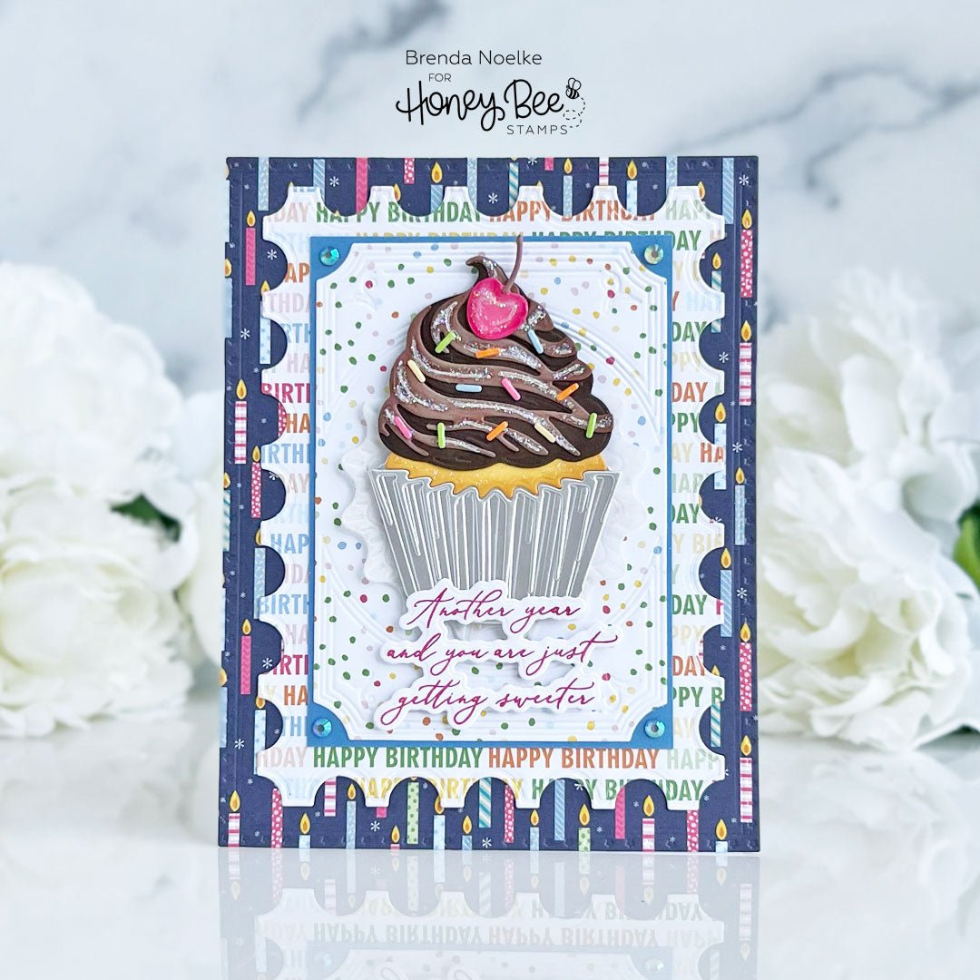 Lovely Layers: Cupcakes & More - Honey Cuts - Stand - Alone Dies - Honey Bee Stamps