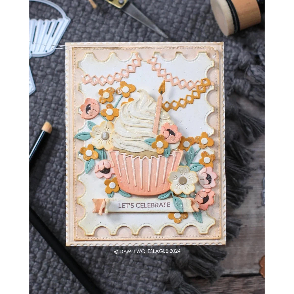 Lovely Layers: Cupcakes & More - Honey Cuts - Stand - Alone Dies - Honey Bee Stamps